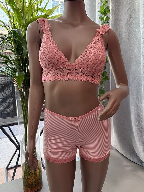 SORAIA BABY DOOL TEEN - ROSÉ LISTRADO