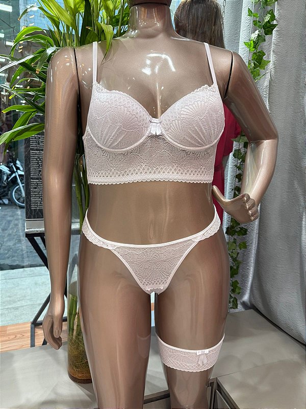 HAYARA CONJUNTO COM BOJO + PERSEX - BRANCO TAM G