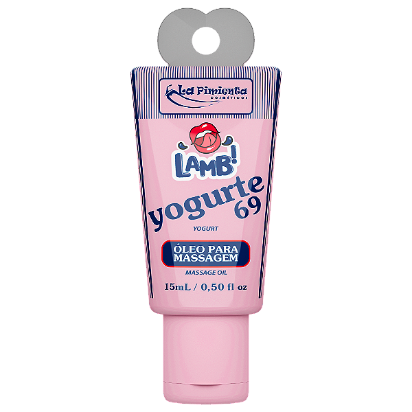 LAMB! ÓLEO PARA MASSAGEM BEIJÁVEL YOGURTE 69 15ml