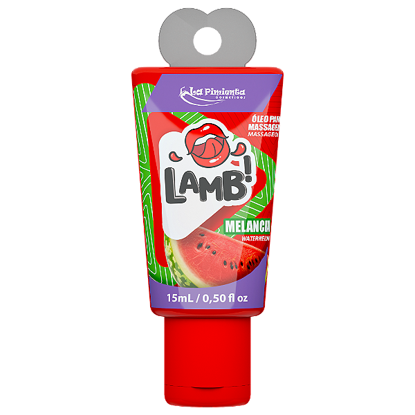 LAMB! ÓLEO PARA MASSAGEM BEIJÁVEL MELANCIA 15ml