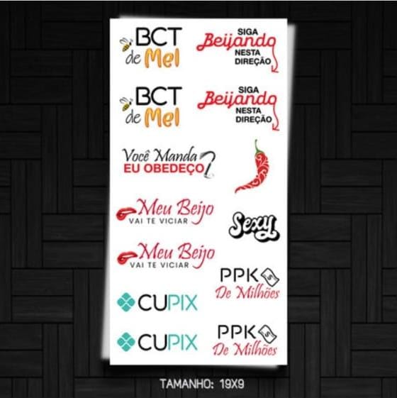 TATUAGEM TEMPORARIA - 889091