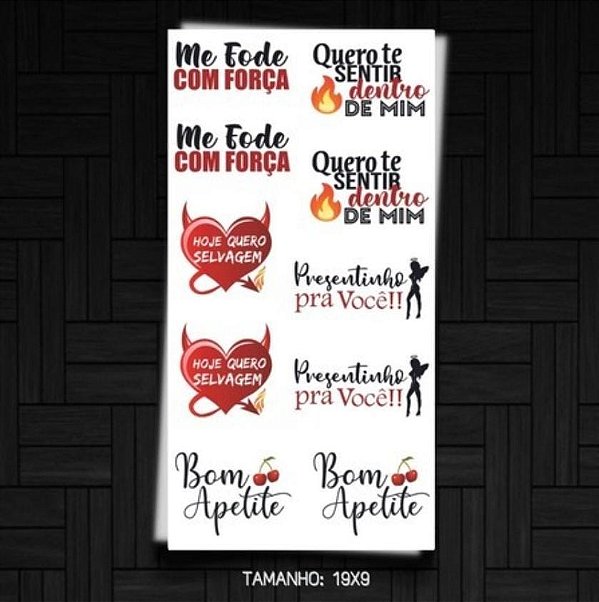 TATUAGEM TEMPORARIA - 889091