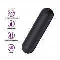 POWER BULLET VIBRADOR REGARREGÁVEL 10x VIBRAÇÕES PRETO - 9603