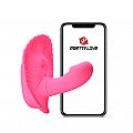 FANCY Clamshell Vibrador de ponto G e clitóris com 12 modos de vibração via APP - 6048