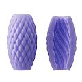 ATHENA Egg Masturbador Vazado cor Roxo - 9052
