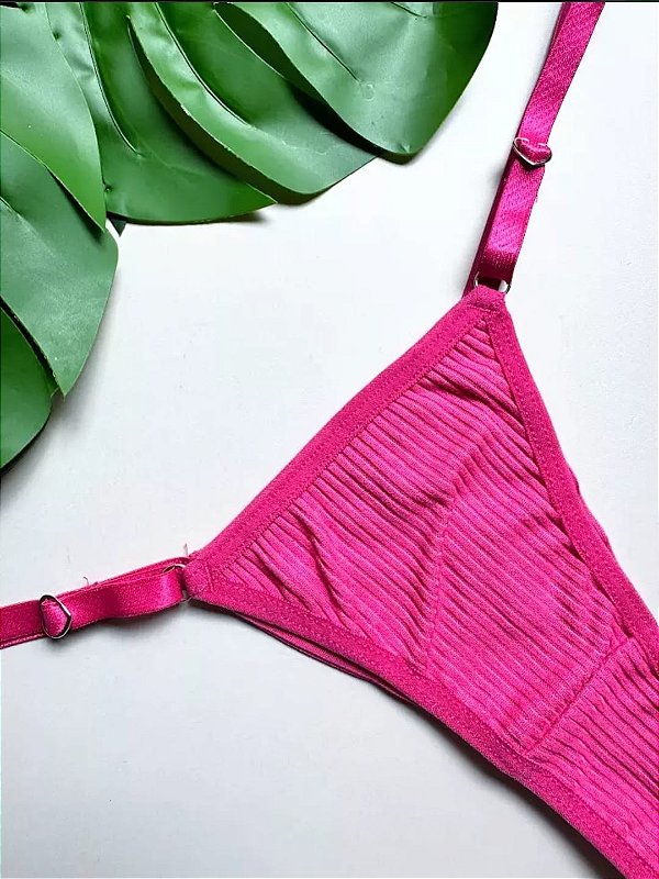LOVE TANGA CANELADA PINK - 167