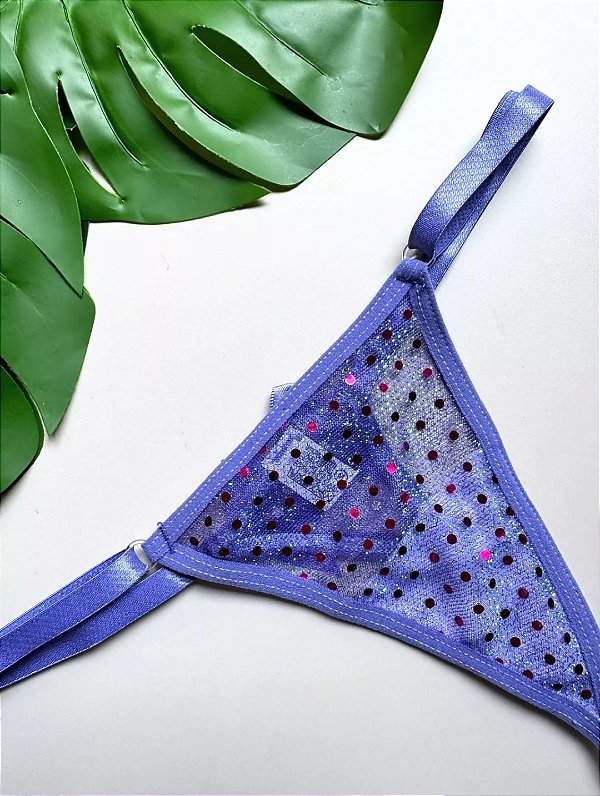 PAETÊ FIO COM PORTA CAMISINHA LILÁS C/ PINK - 095