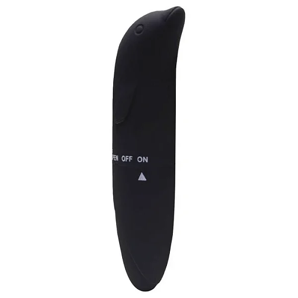 VIBRADOR GOLFINHO LISO COR PRETO - 9163