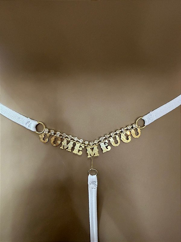 COMEMEUCU FIO FRASE - BRANCO