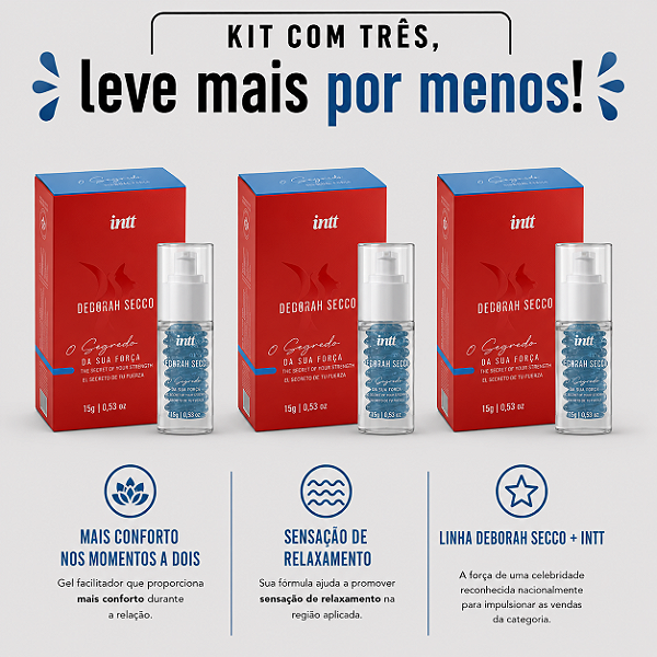 KIT COM TRES O SEGREDO by Deborah Secco ( cada sai por 46,30 no pix )