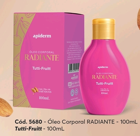 RADIANTE Óleo Corporal com óleo de amêndoas e Tutti-Frutti 100ml - AP5680