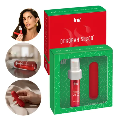 KIT COM CALDA PICANTE + VIBRADOR BULLET Debora Secco - (Kit 3 un sai por 98,60 cada no pix)