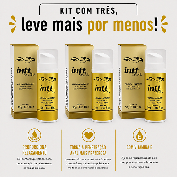 KIT COM TRES CLIV GOLD INTT 30g ( cada sai por 53,27 no pix )