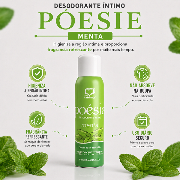 POÉSIE Desodorante Íntimo Menta 150ml