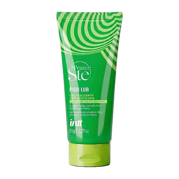 PICO LUB GEL DESLIZANTE COM AROMA DE CHICLETE DE MENTA E EFEITO ICE 65g