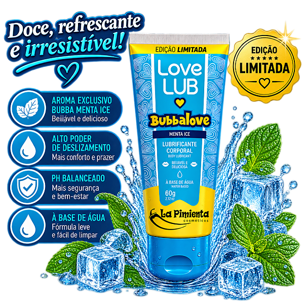 BUBBALOVE GEL MENTA ICE 60g