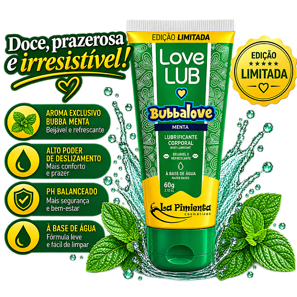 BUBBALOVE GEL MENTA 60g