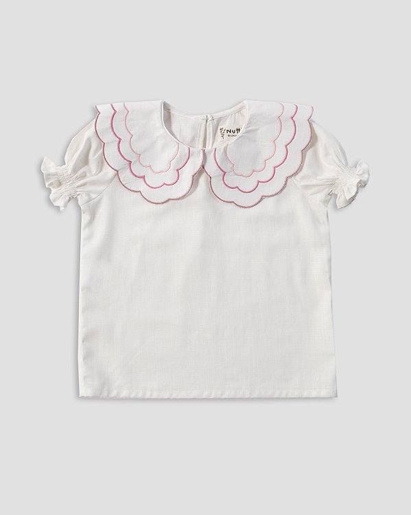Blusa picnic manga curta