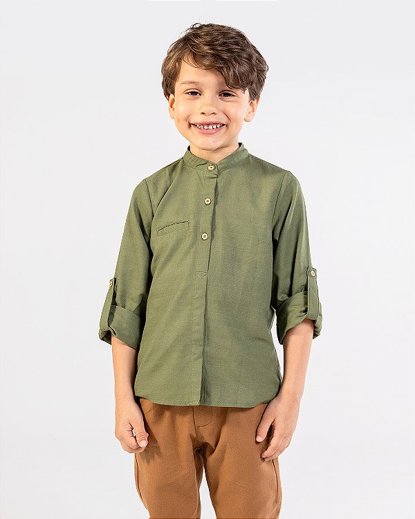 Camisa gola padre