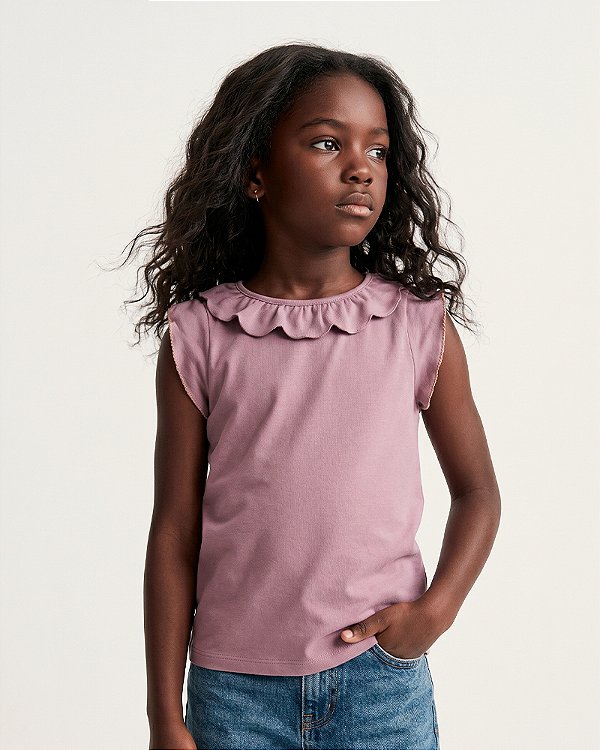 Blusa girassol Lilás