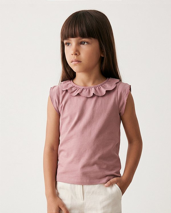 Blusa girassol Rosê