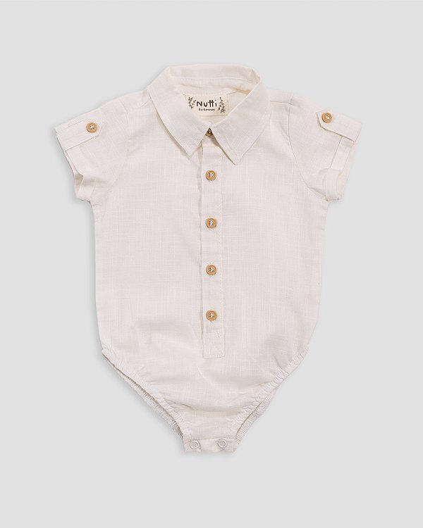 Body camisa manga curta Off-white