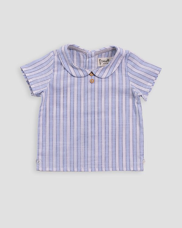 Bata violino Listrado marinho