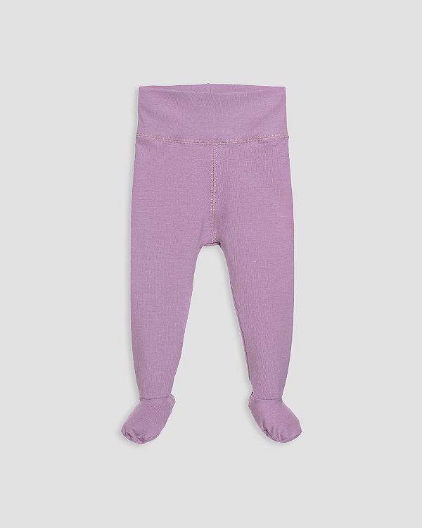 Calça comfort com pé Lilás