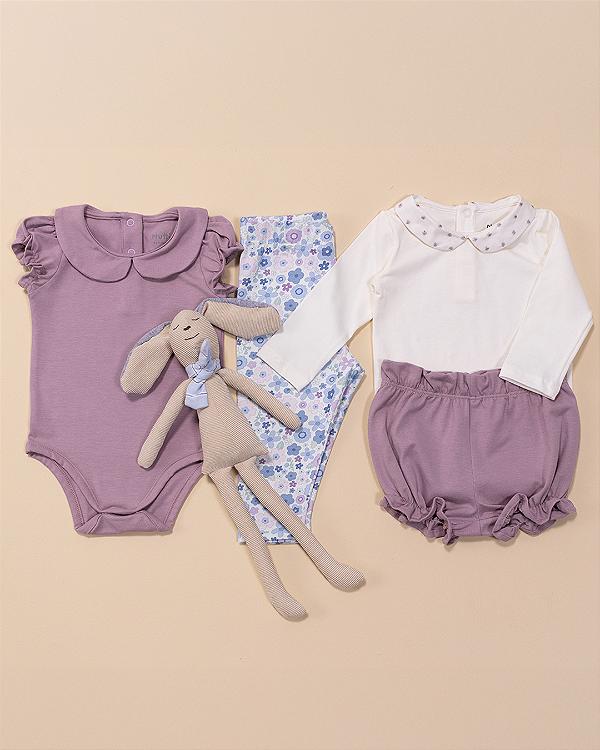 Short conforto Lilás