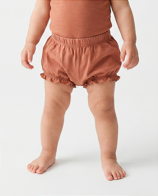 Short conforto Marrom