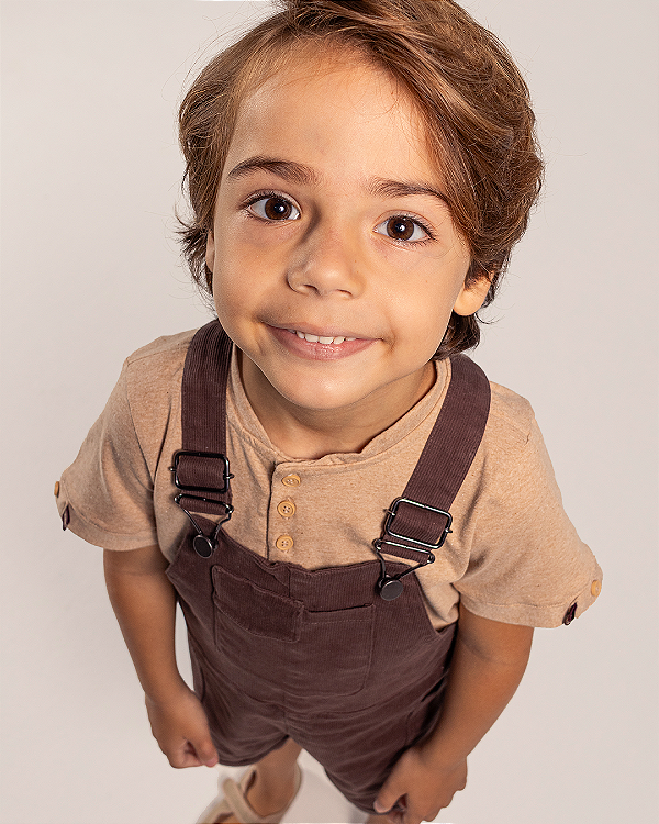 Camiseta leveza Areia