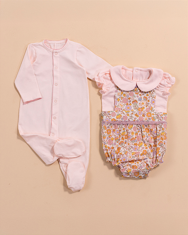 Macacão basic new Rosa bebê