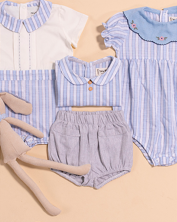 Tapa fralda retrô Cinza