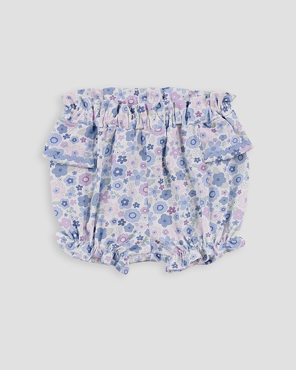 Short violeta Estampa doçura