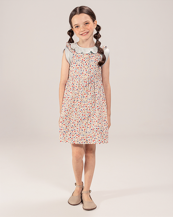 Vestido floral Estampa aquarelada