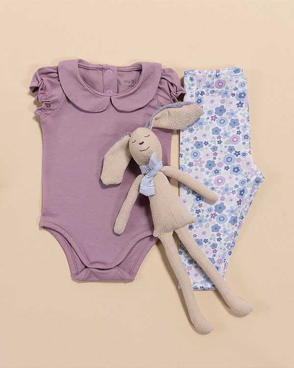 Calça básica estampada Estampa doçura