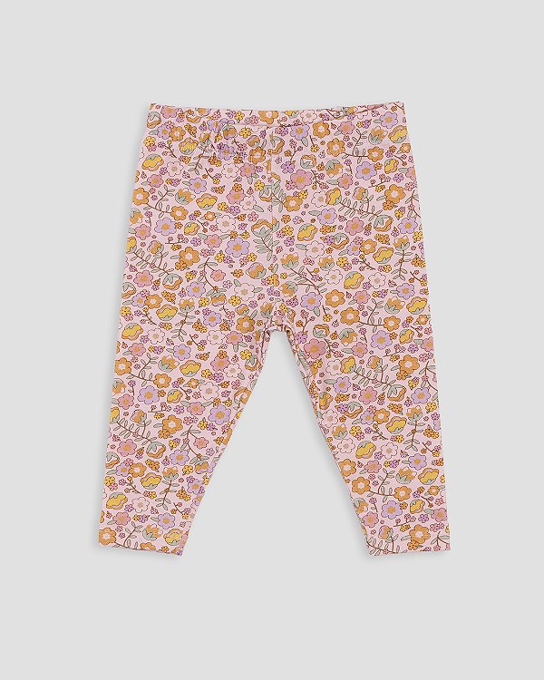 Calça básica estampada Estampa encanto