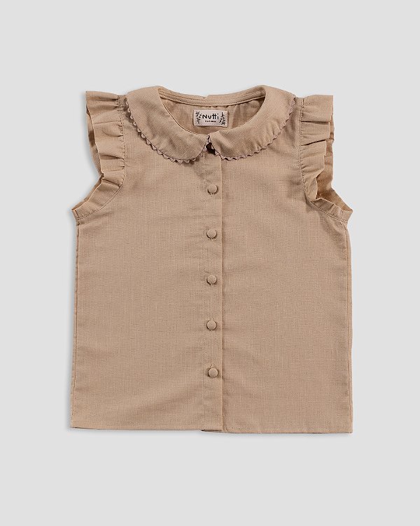 Blusa fofa Areia