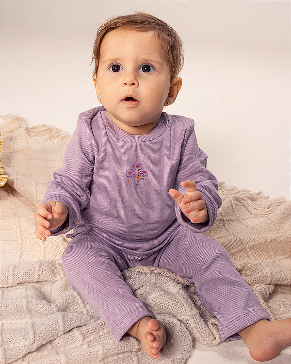 Conjunto confort Lilás