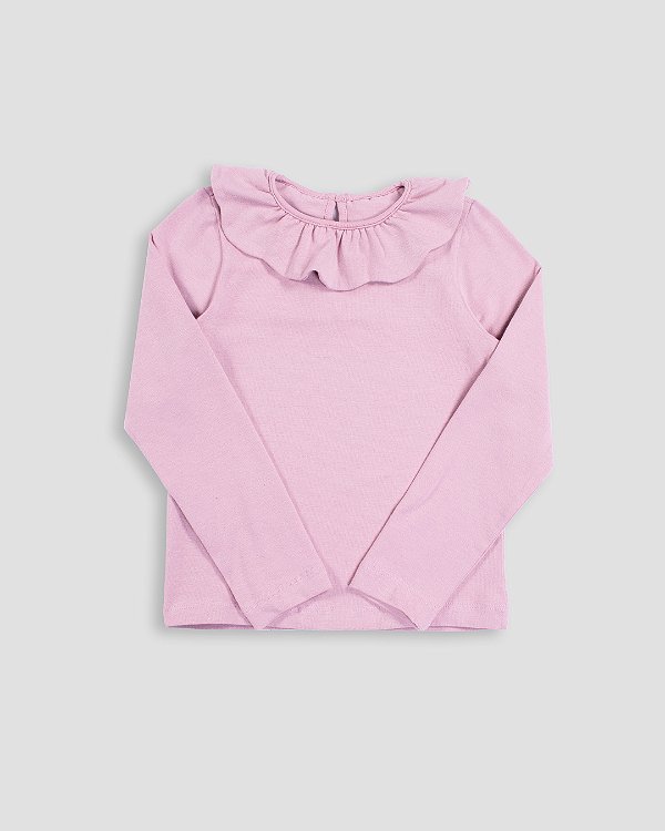 Blusa pétala Rosa bebê