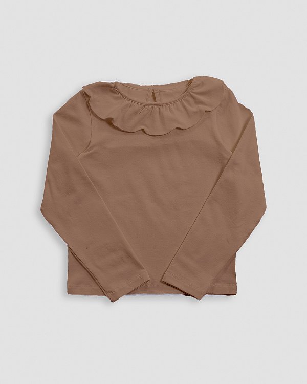 Blusa pétala Caramelo