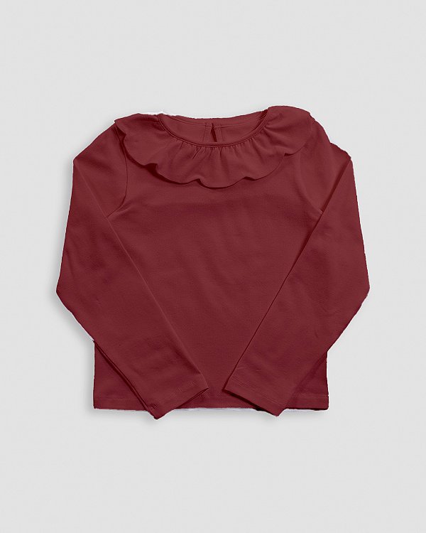 Blusa pétala Terracota