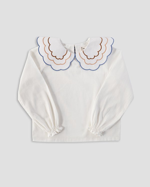 Blusa picnic Off-white