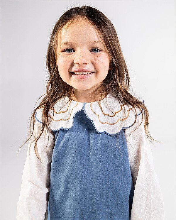 Blusa picnic Off-white