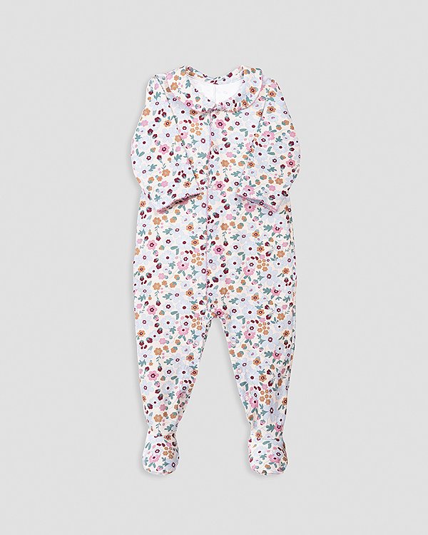Macacão new basic estampado Estampa botânica