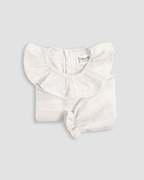 Body perfeito Off-white + sianinha