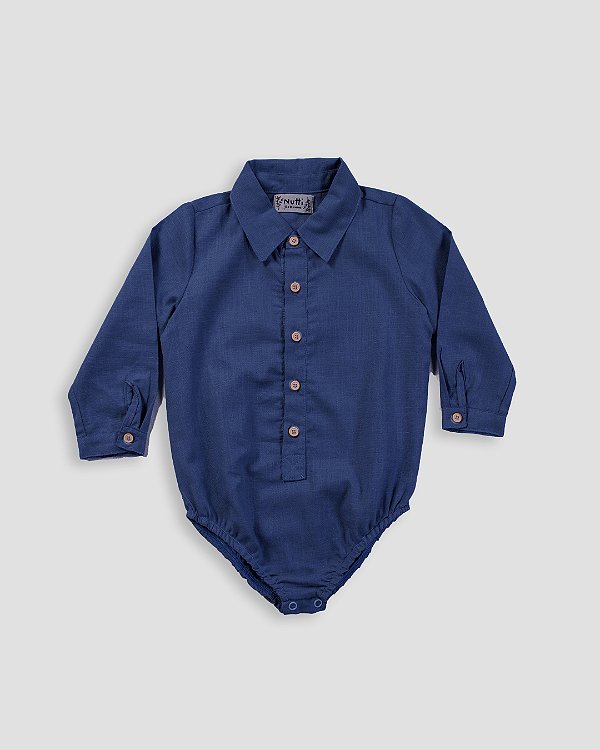 Body camisa Marinho