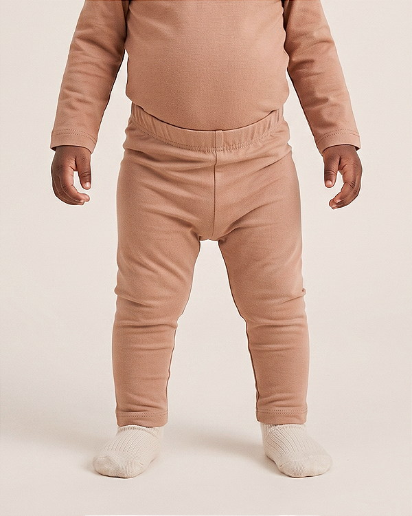 Calça básica Marrom