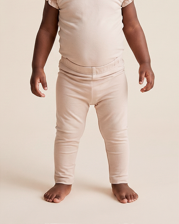 Calça básica Areia