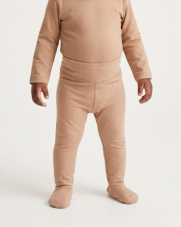 Calça comfort com pé Apricot